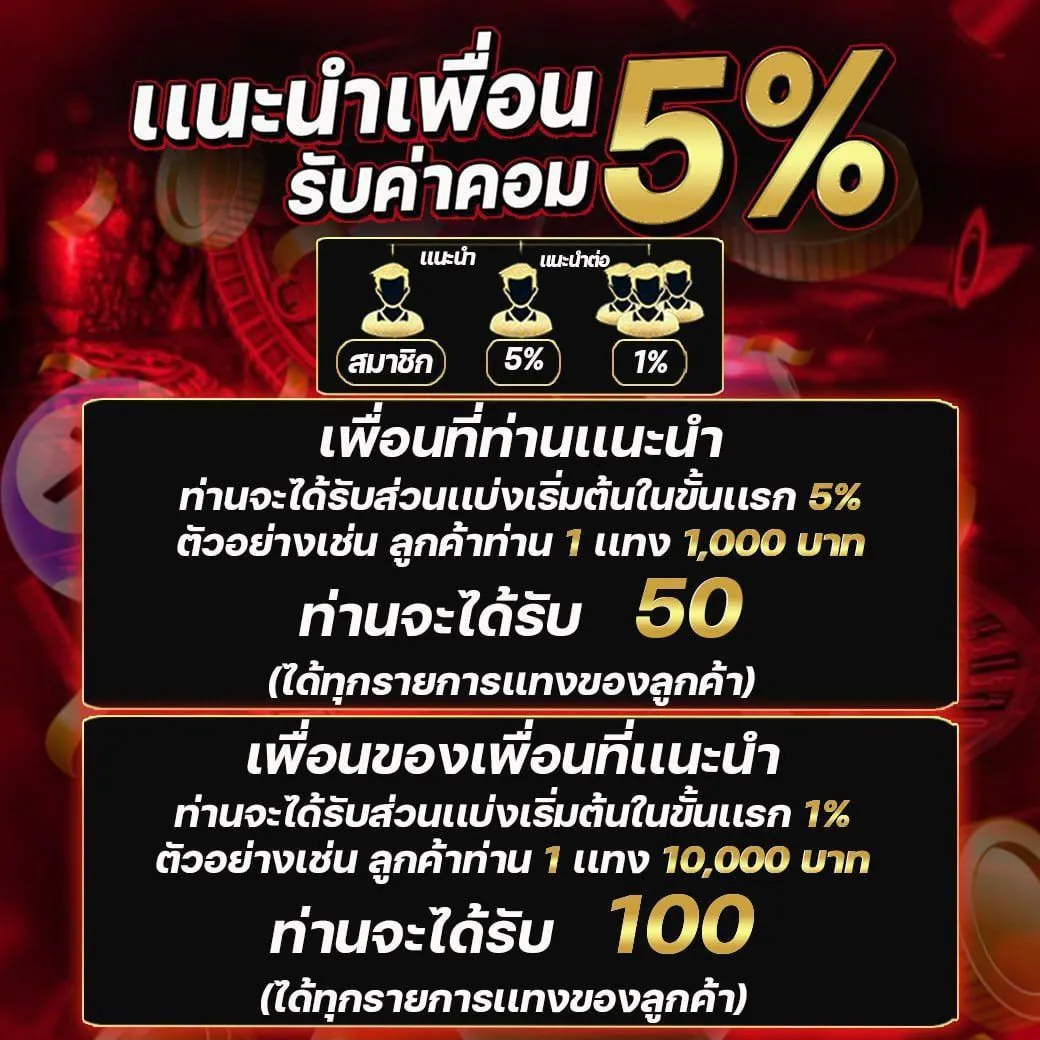 Refer a friend and earn a 5% commission.